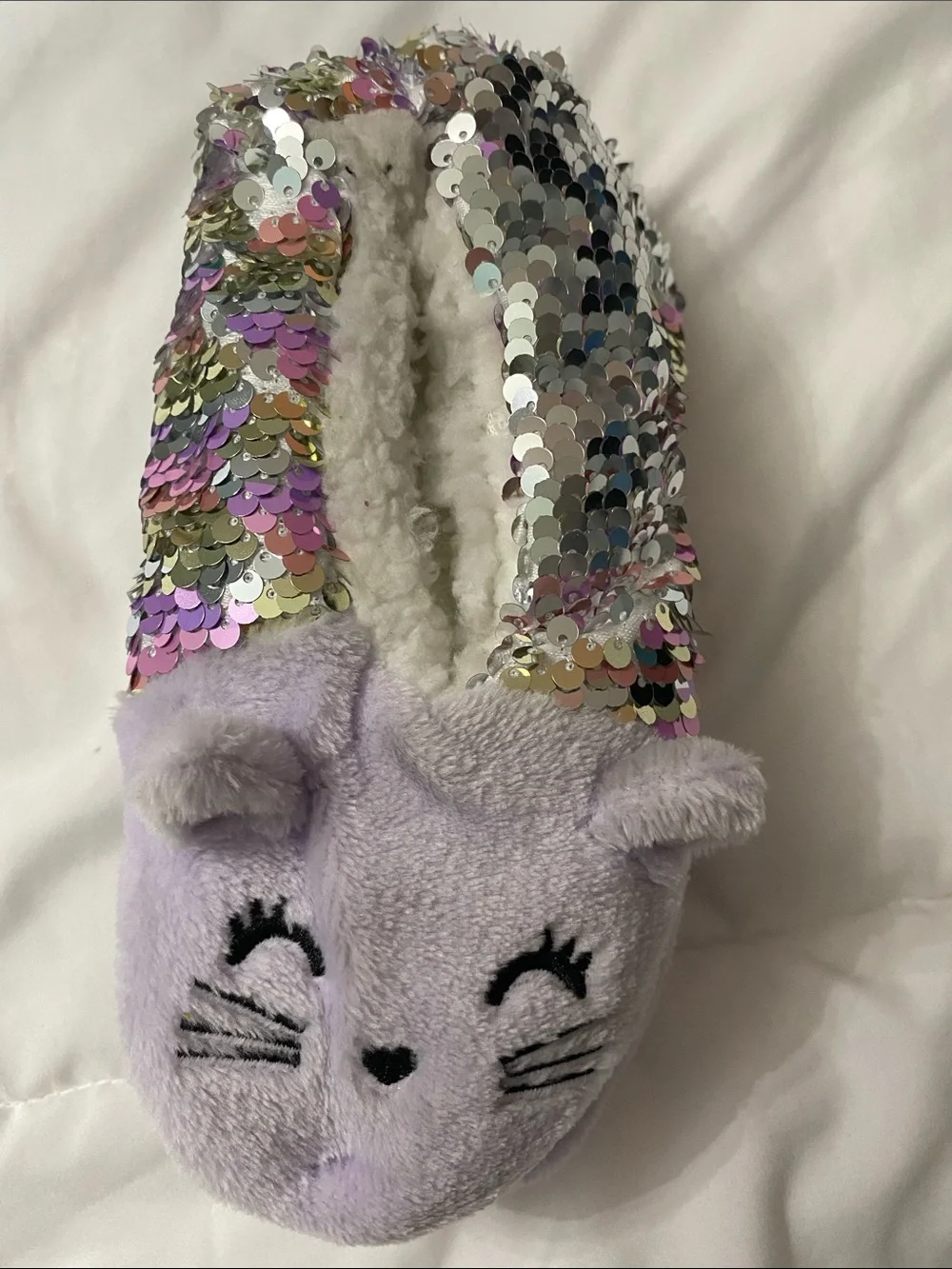 Fuzzy Babba slippers lavender
